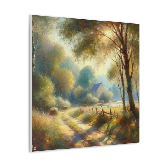 Après-midi dans la maison de campagne