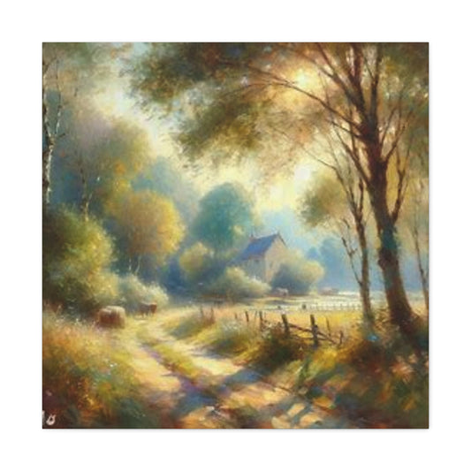 Après-midi dans la maison de campagne