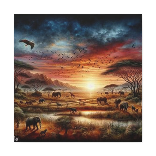 Le crépuscule de la savane